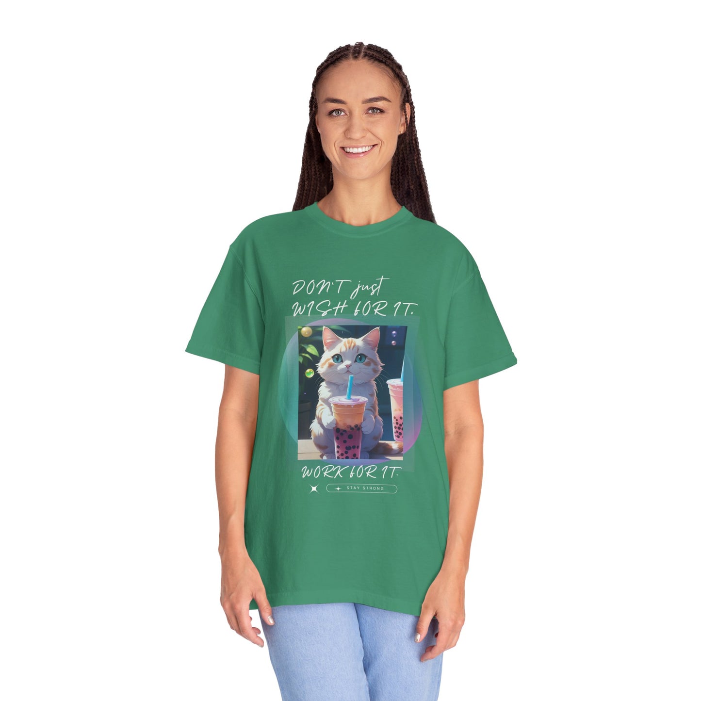 ARTISAN Cotton T-shirt cat design