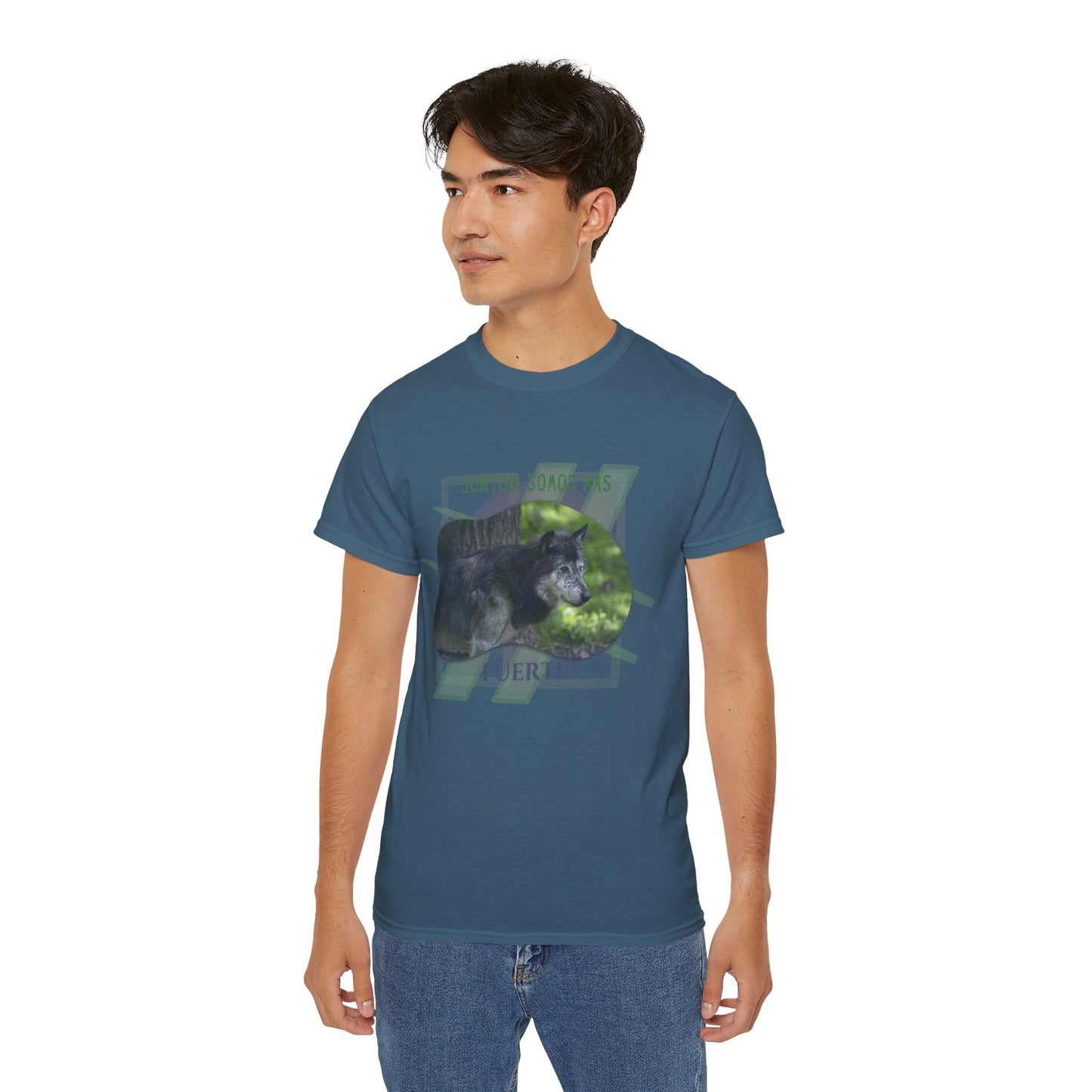 Cotton T-shirt with fox