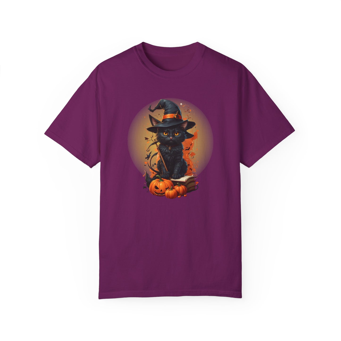 US Cotton Halloween T-shirt raven