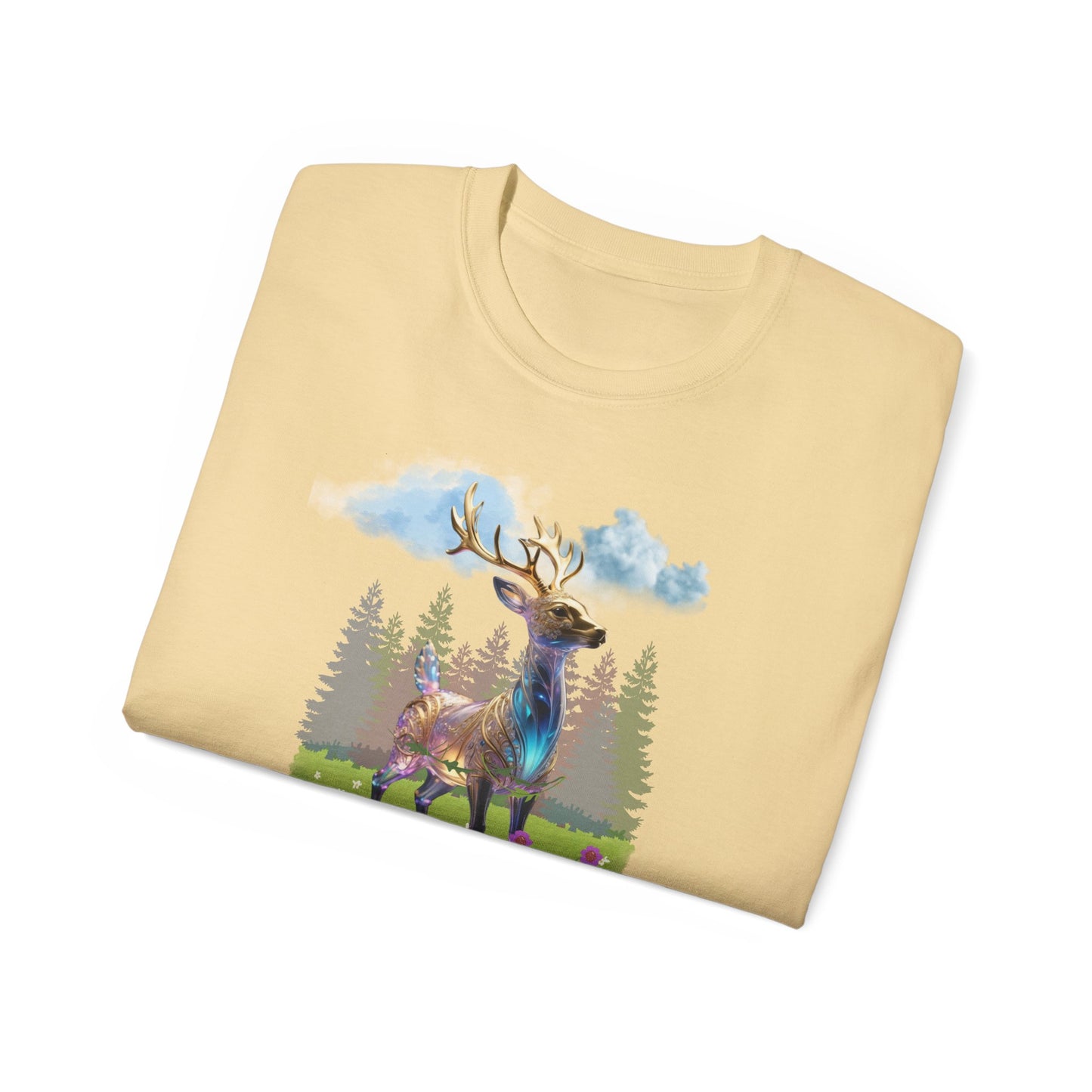 Women's Cotton T-shirt deer