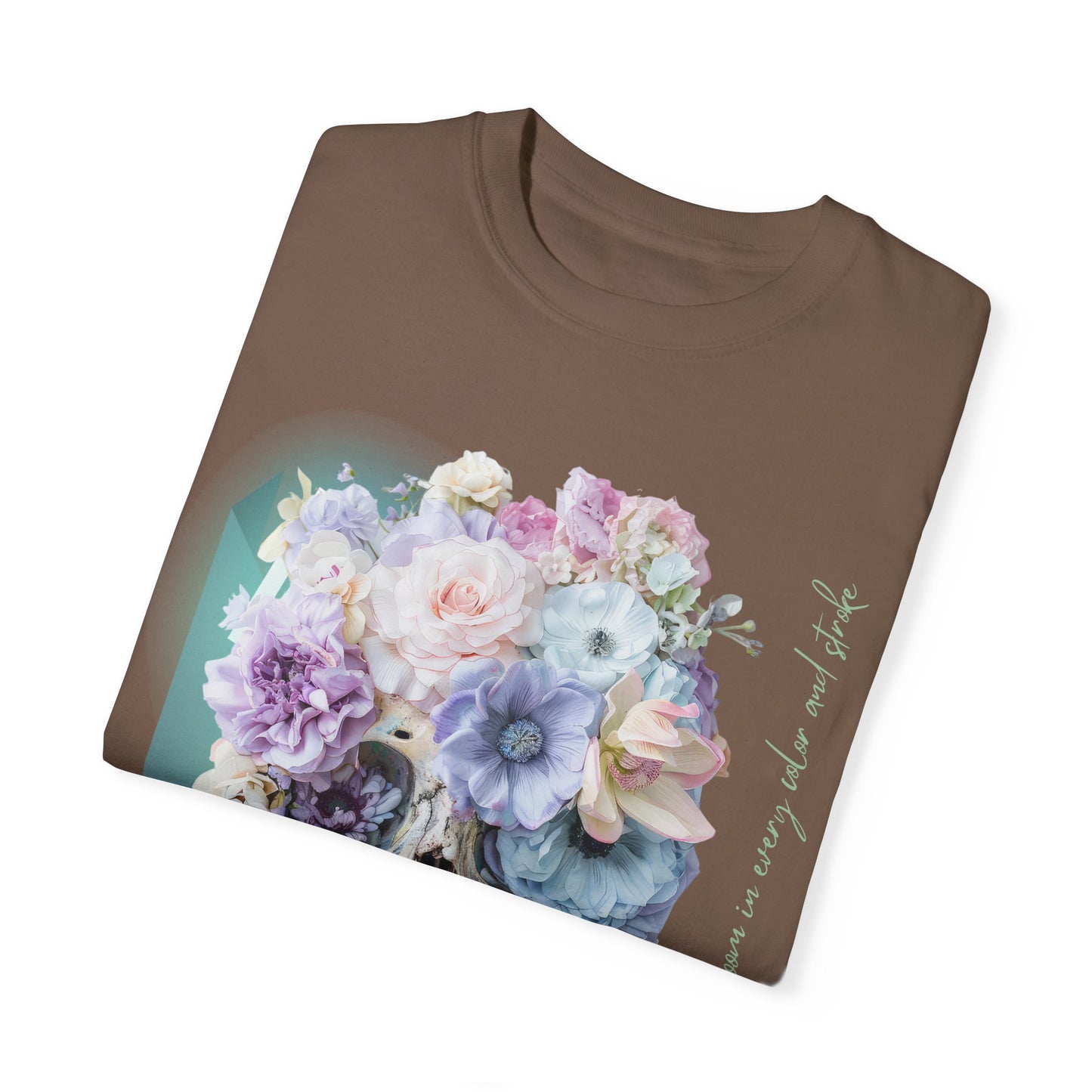 ARTISAN Cotton T-shirt flowers