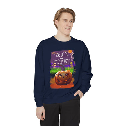 Halloween Cotton Sweatshirt trick or treat