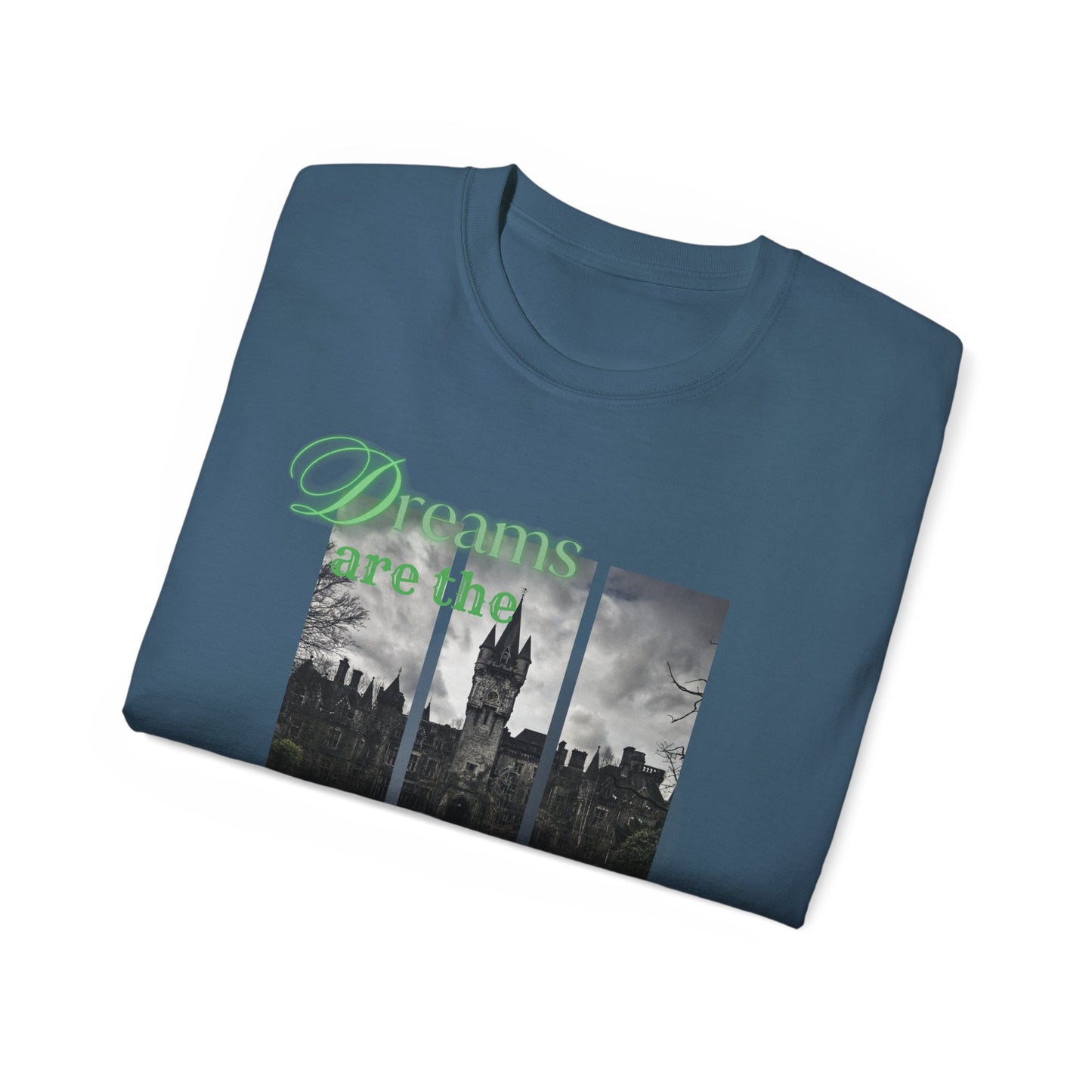 Cotton t-shirt with castle