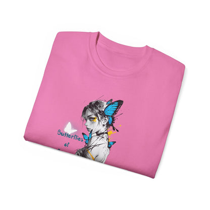 Women's Cotton T-shirt butterflies