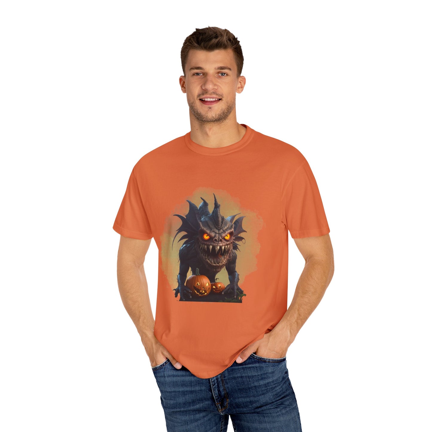 US Cotton Halloween T-shirt monster