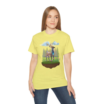 Women's Cotton T-shirt deer