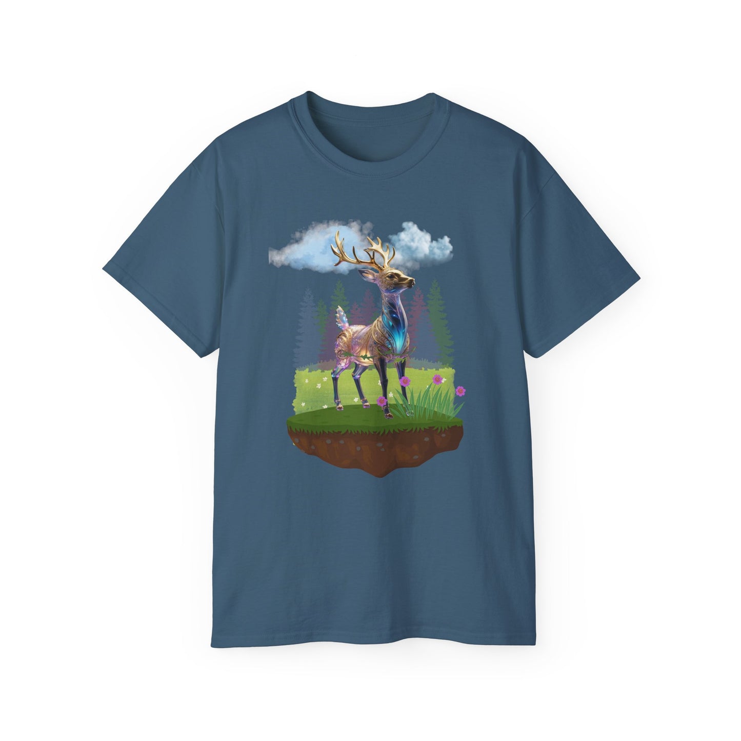 Women's Cotton T-shirt deer