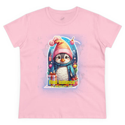 Women's Midweight Cotton Tee penguin