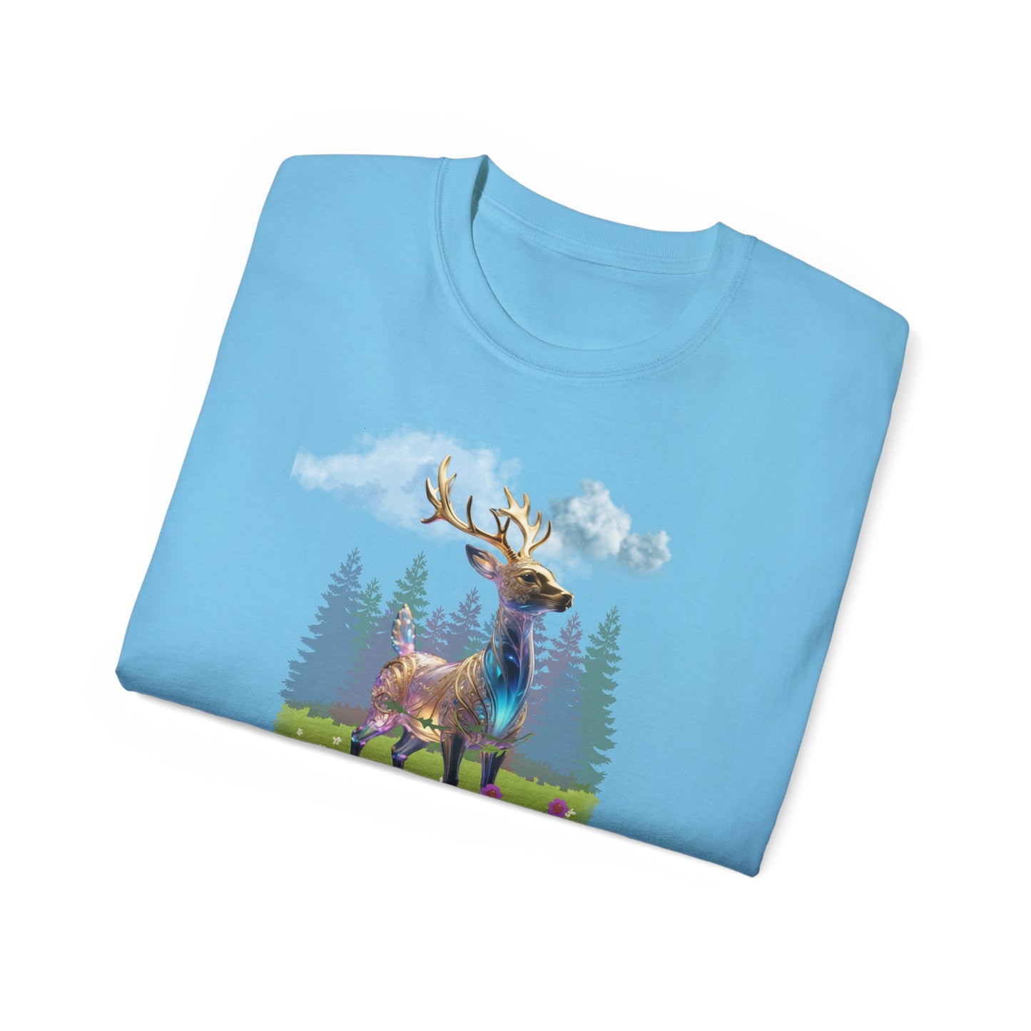 Women's Cotton T-shirt deer