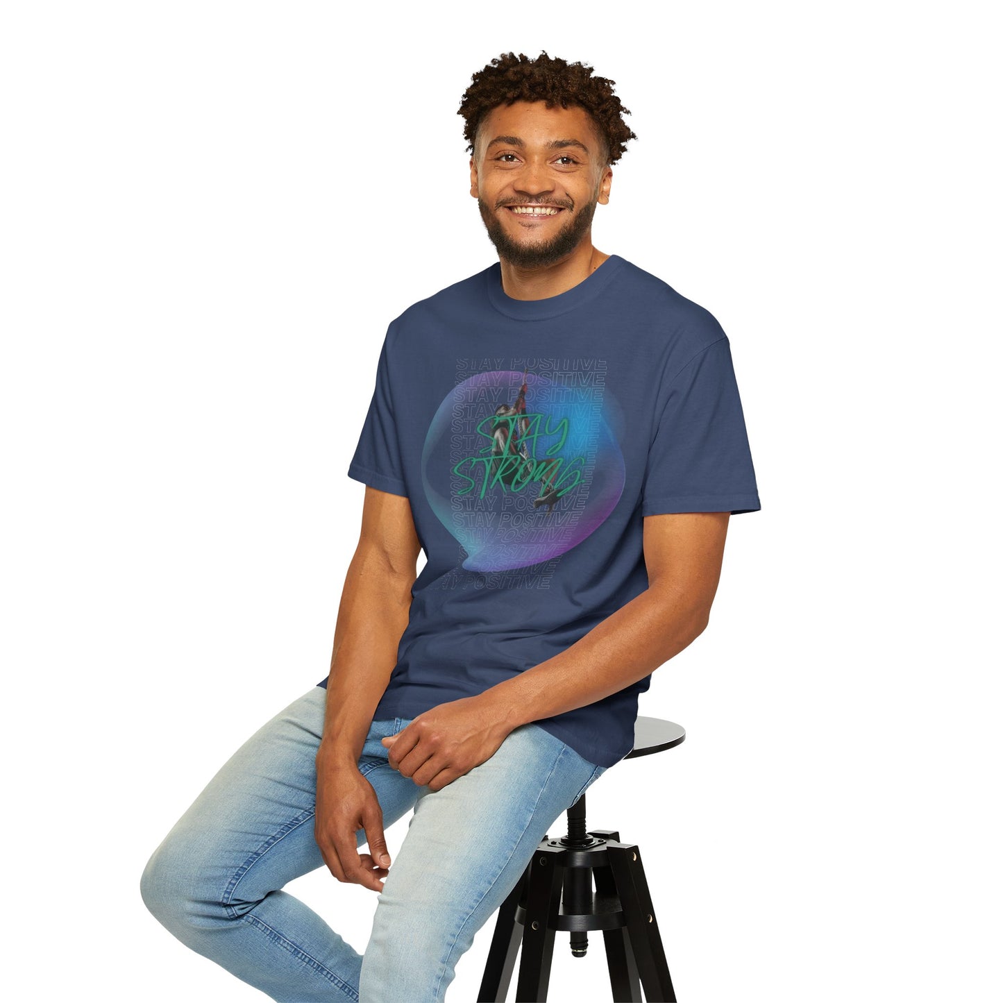 ARTISAN Cotton T-shirt stay positive