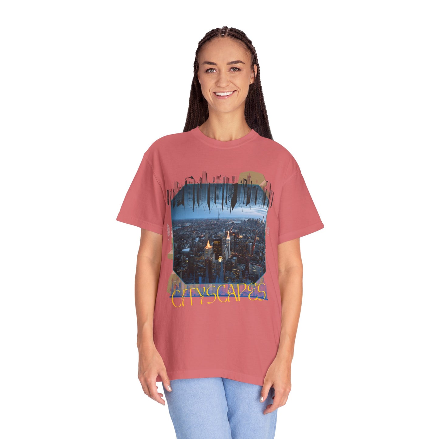 ARTISAN Cotton T-shirt cityscapes [Color Variants]