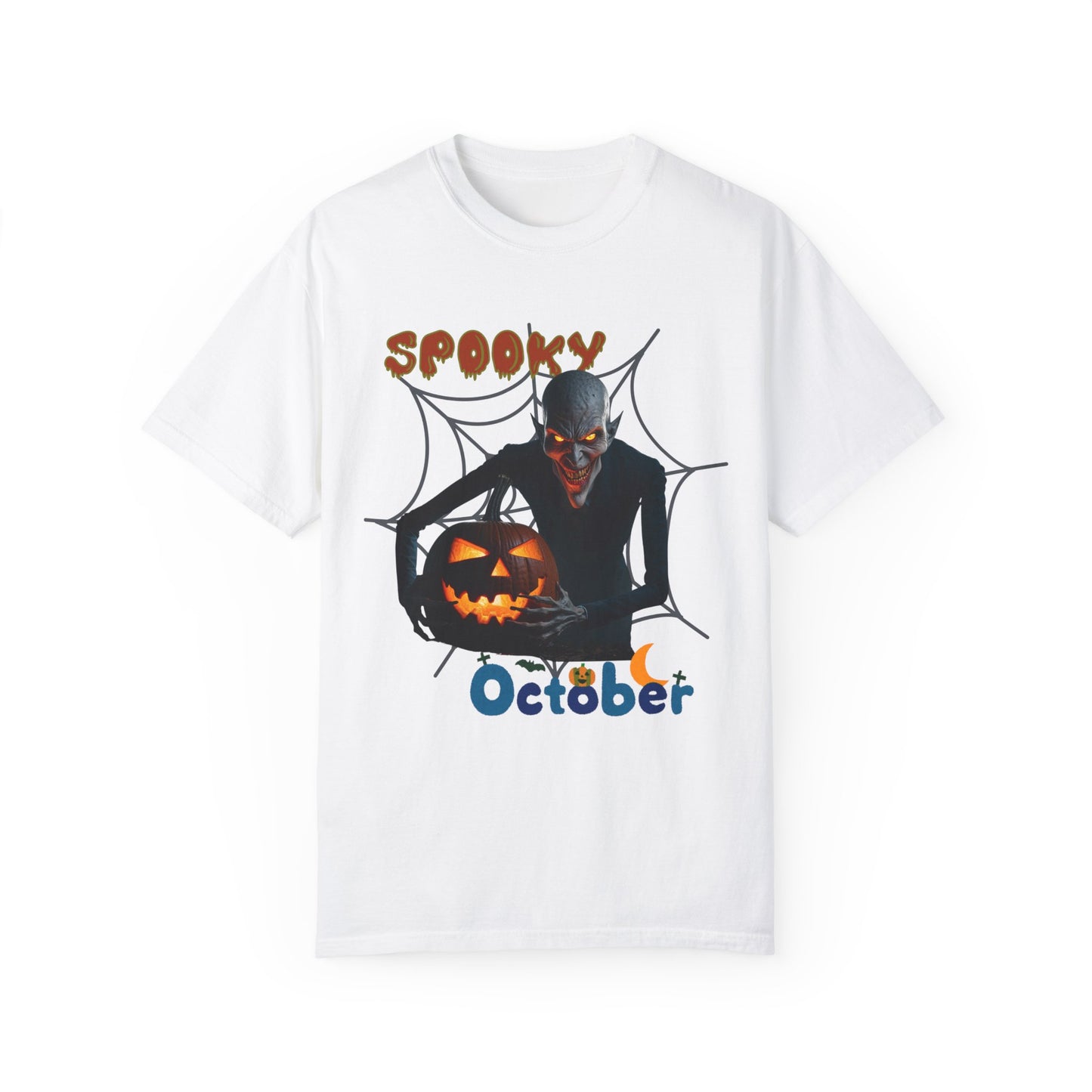 US Cotton Halloween T-shirt spooky