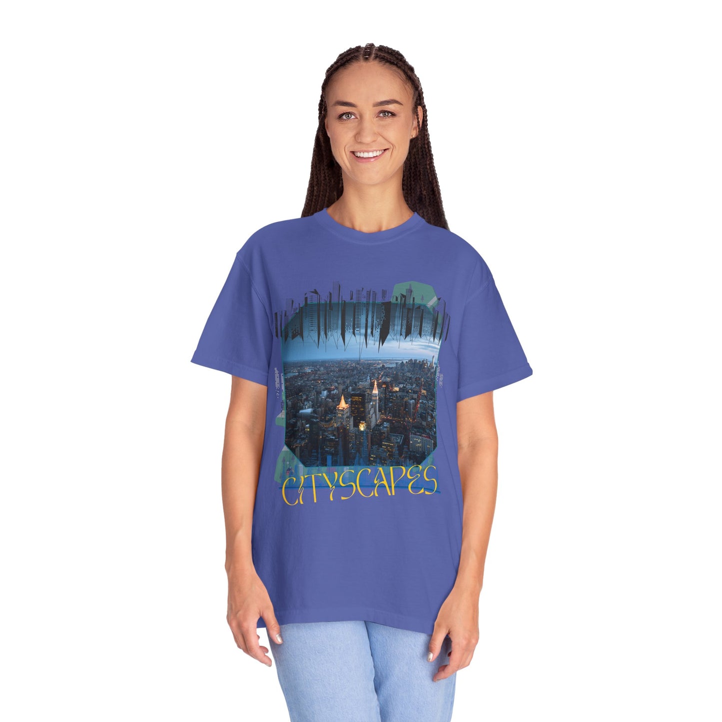 ARTISAN Cotton T-shirt cityscapes [Color Variants]