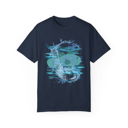 ARTISAN Cotton T-shirt waterfish