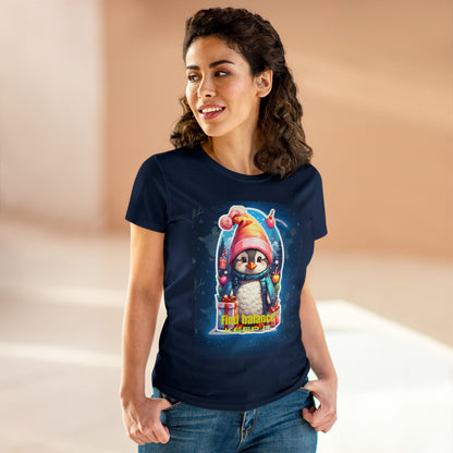 Women's Midweight Cotton Tee penguin