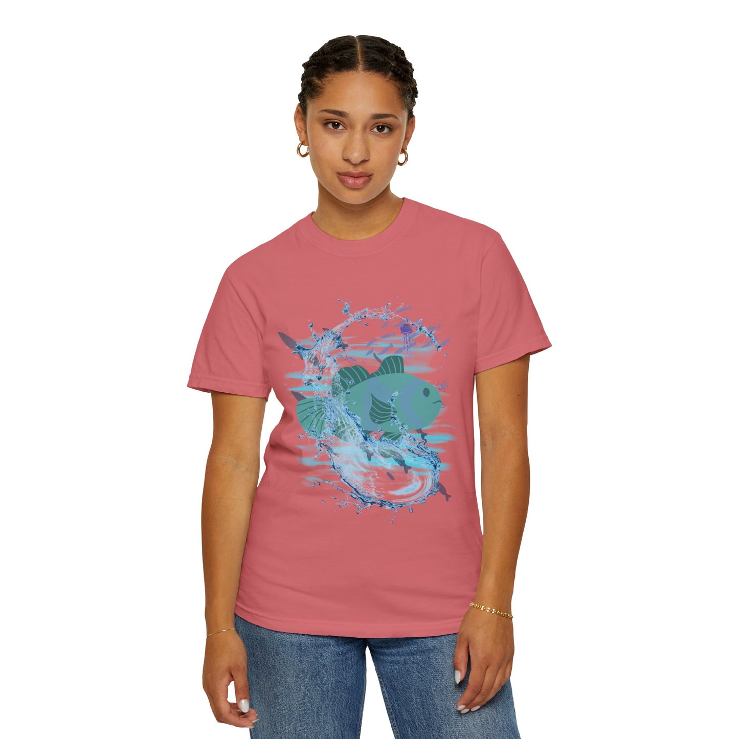 ARTISAN Cotton T-shirt waterfish