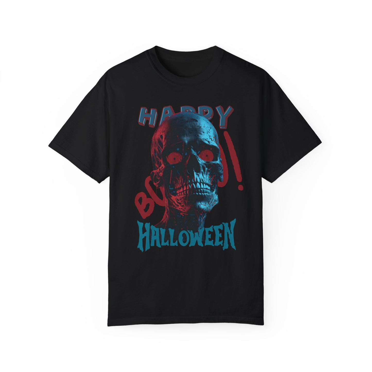 US Cotton Halloween T-shirt skull