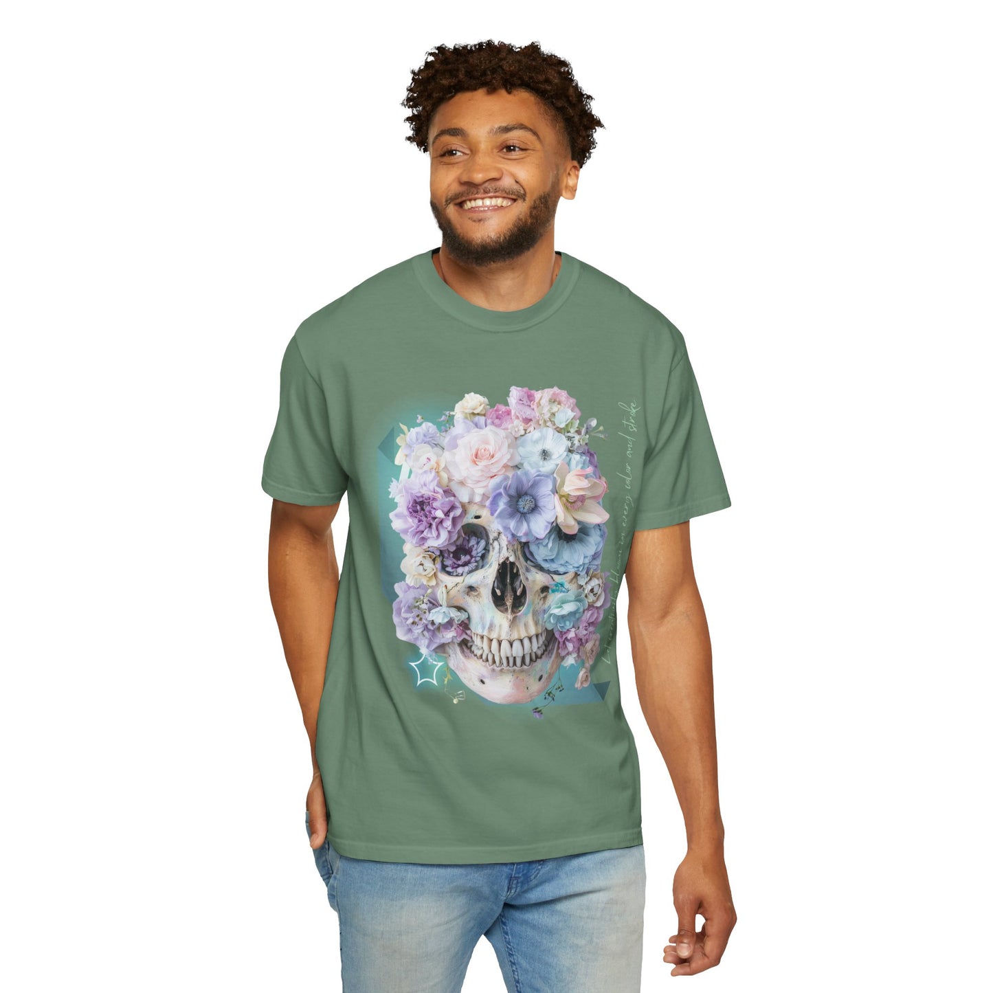 ARTISAN Cotton T-shirt flowers