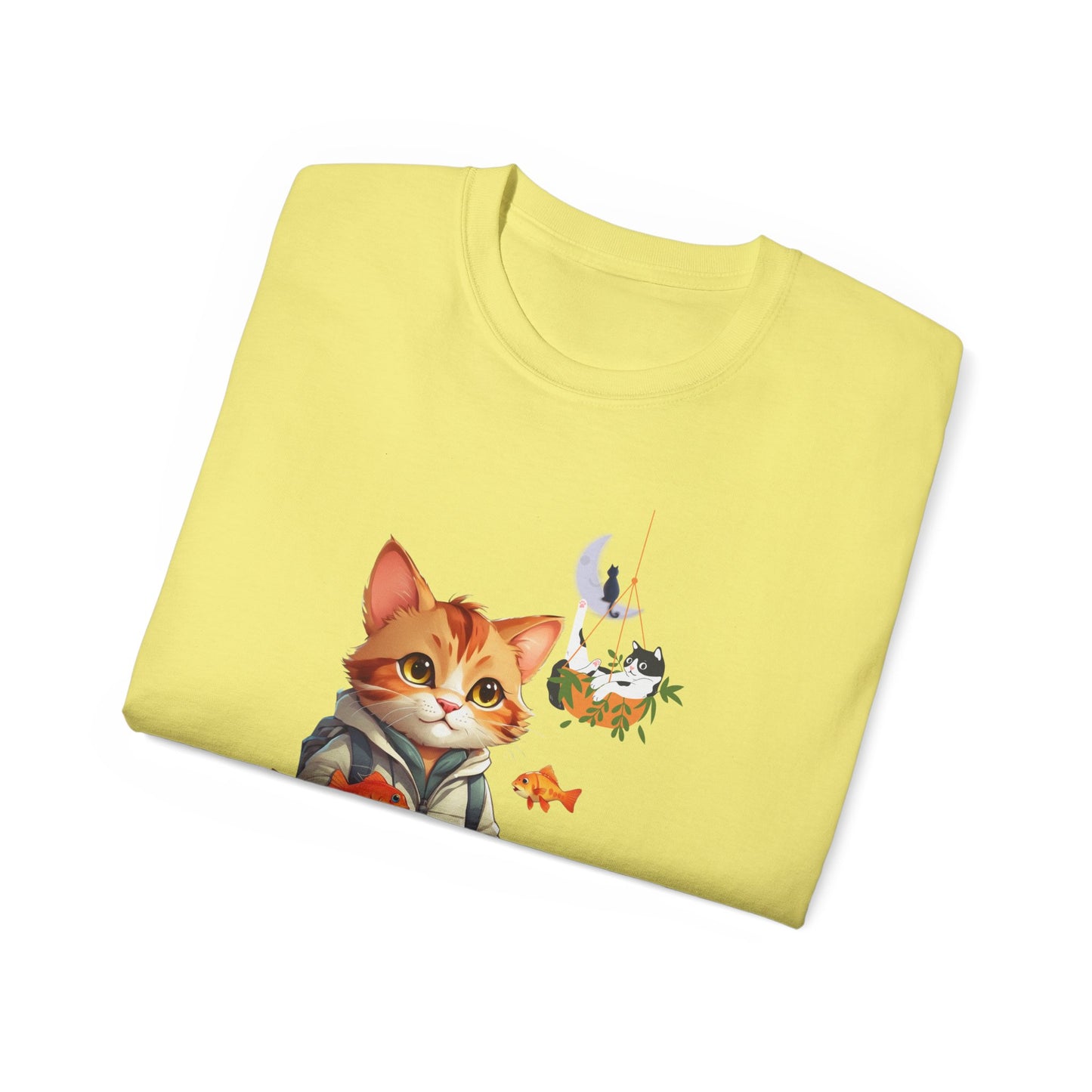 Women's Cotton T-shirt kitten