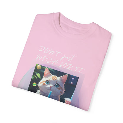 ARTISAN Cotton T-shirt cat design [Color Variants]