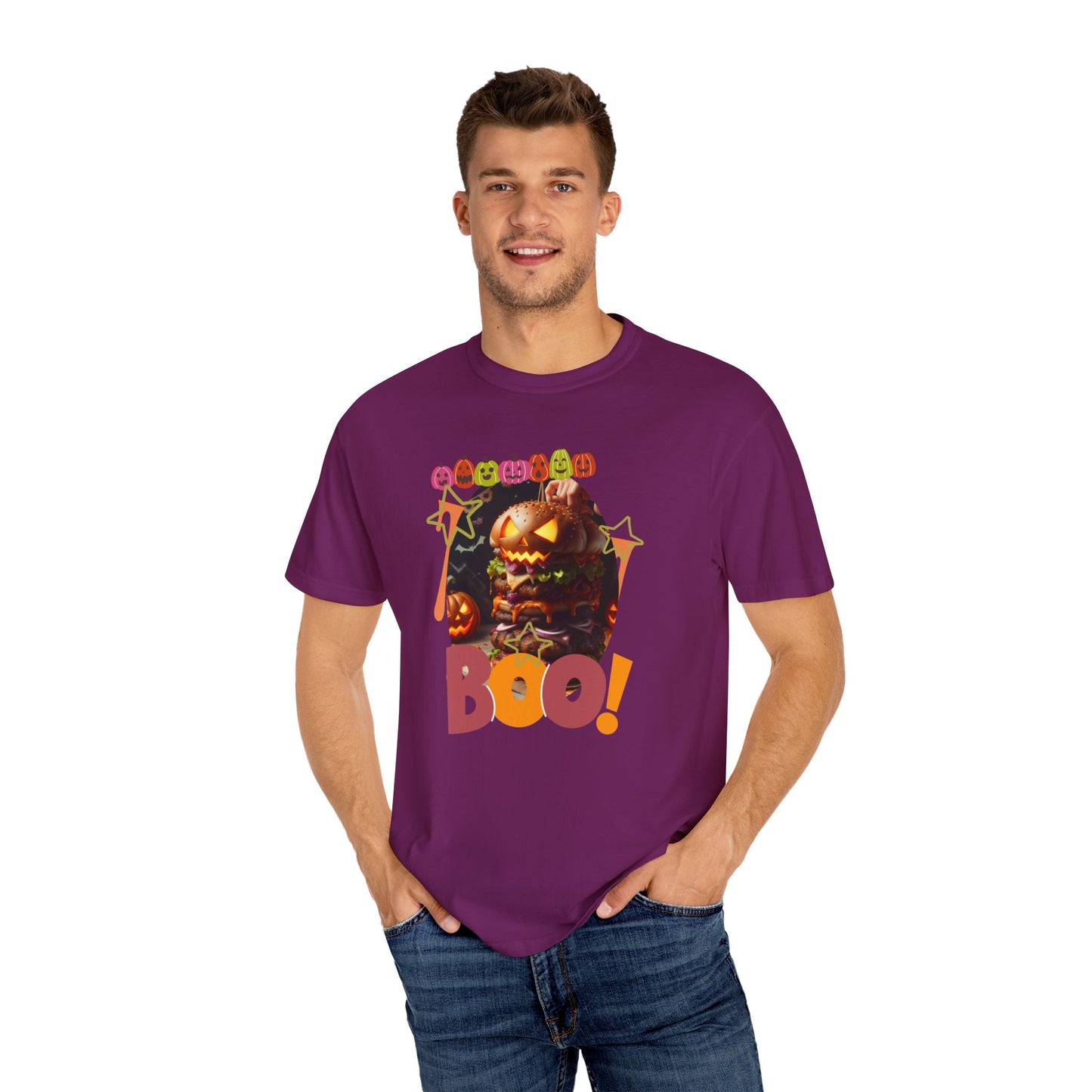 US Cotton Halloween T-shirt boo!