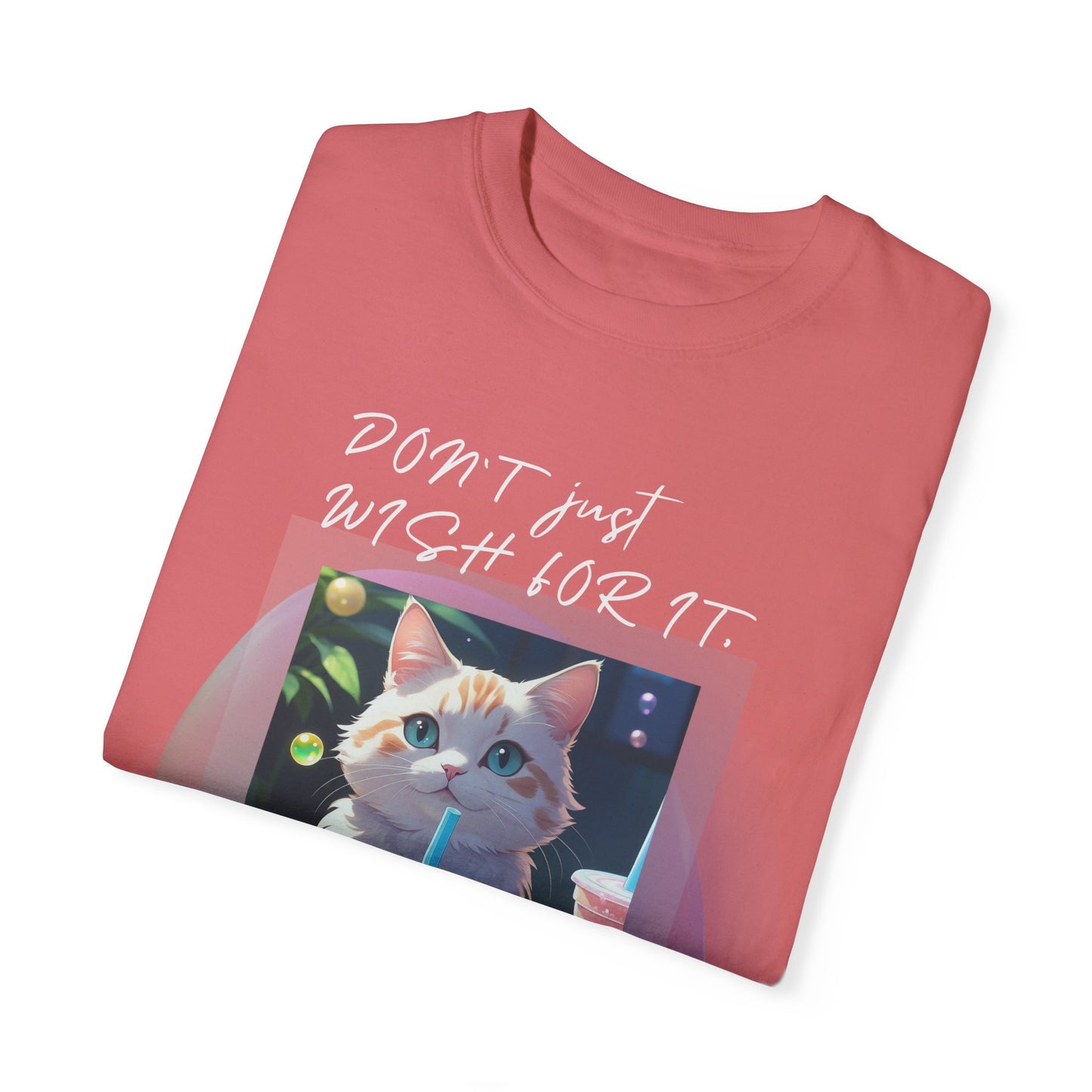 ARTISAN Cotton T-shirt cat design [Color Variants]