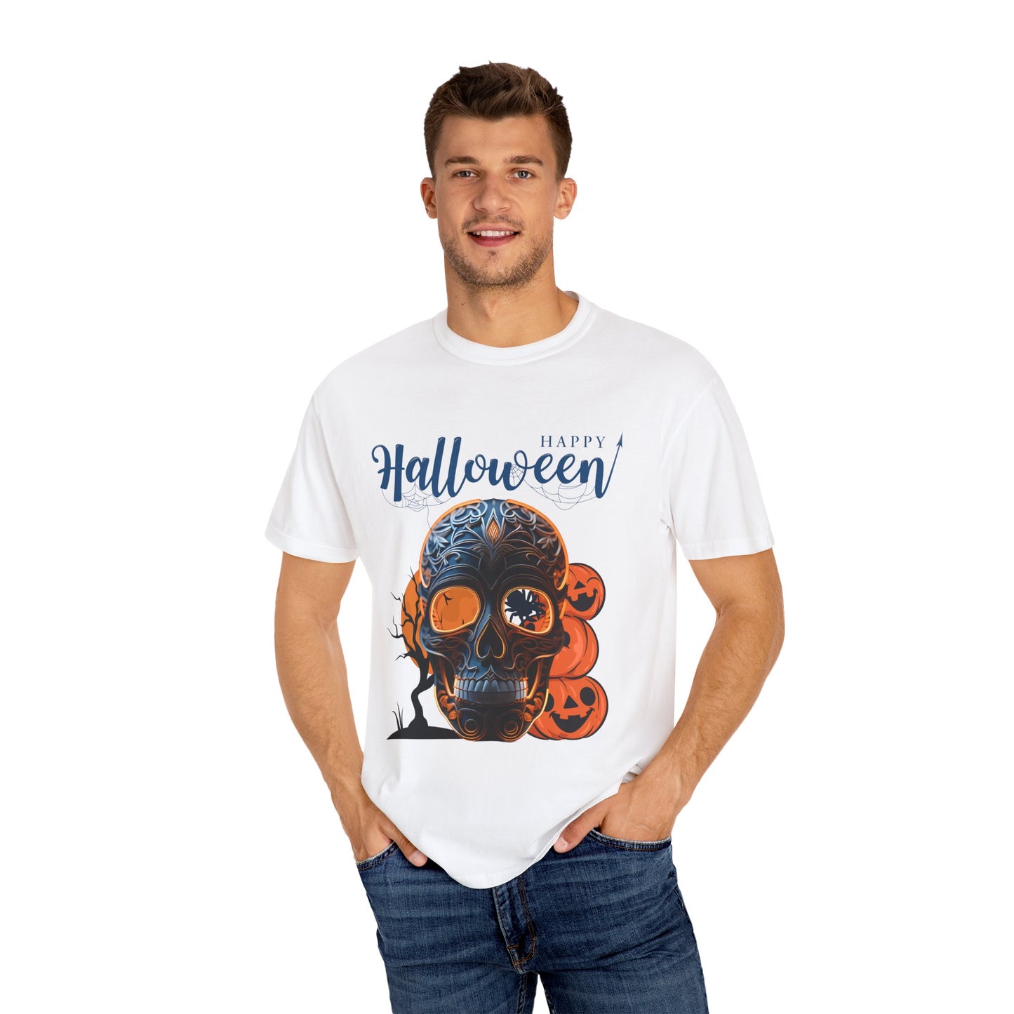 US Cotton Halloween T-shirt happy halloween