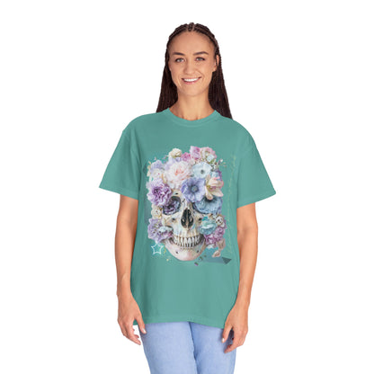 ARTISAN Cotton T-shirt flowers [Color variants]