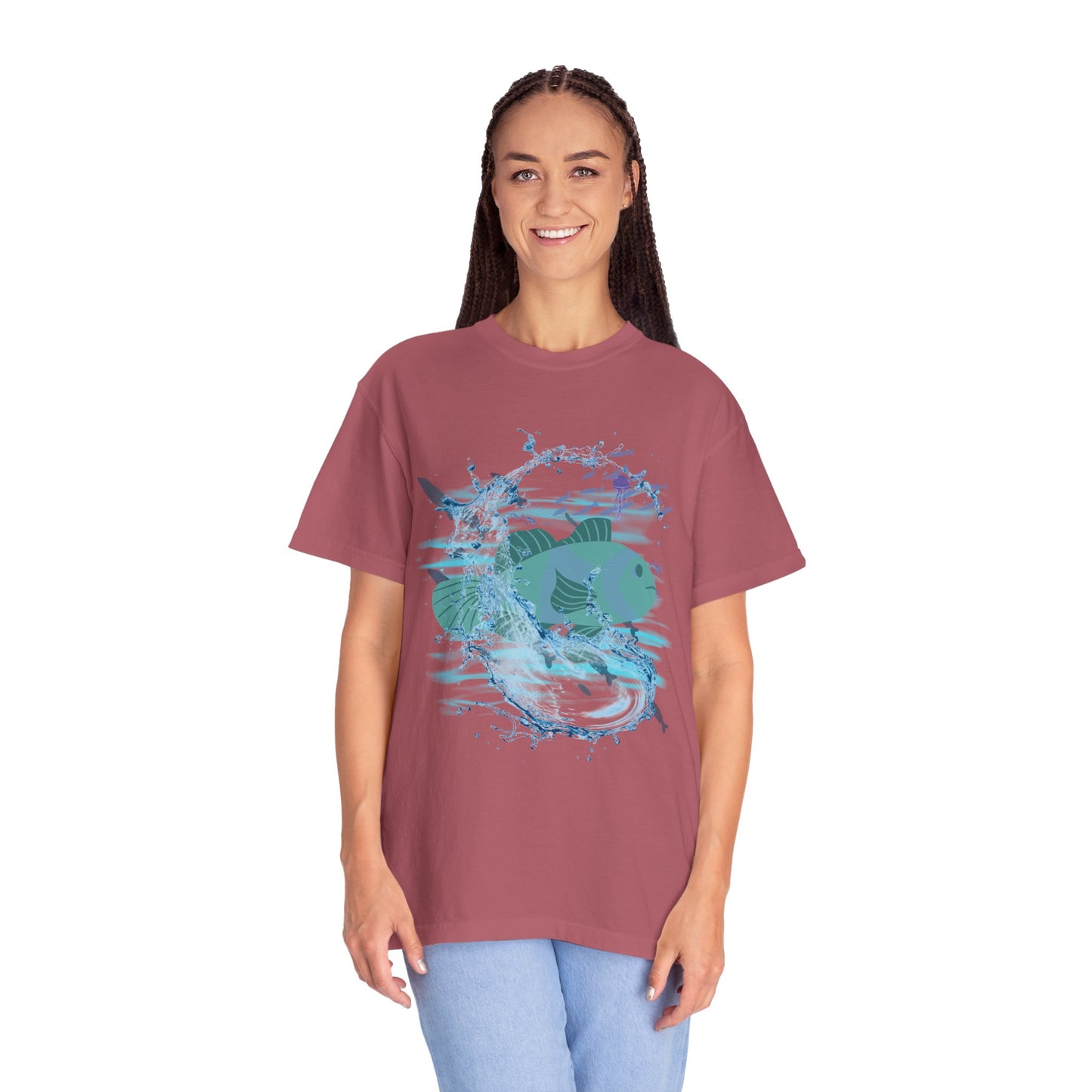 ARTISAN Cotton T-shirt waterfish