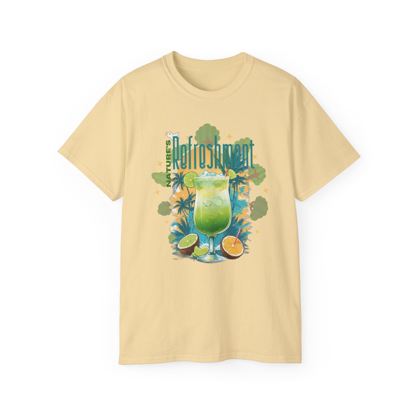 Cotton T-shirt refreshment