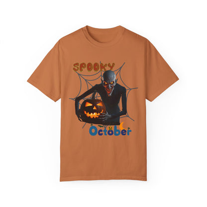 US Cotton Halloween T-shirt spooky