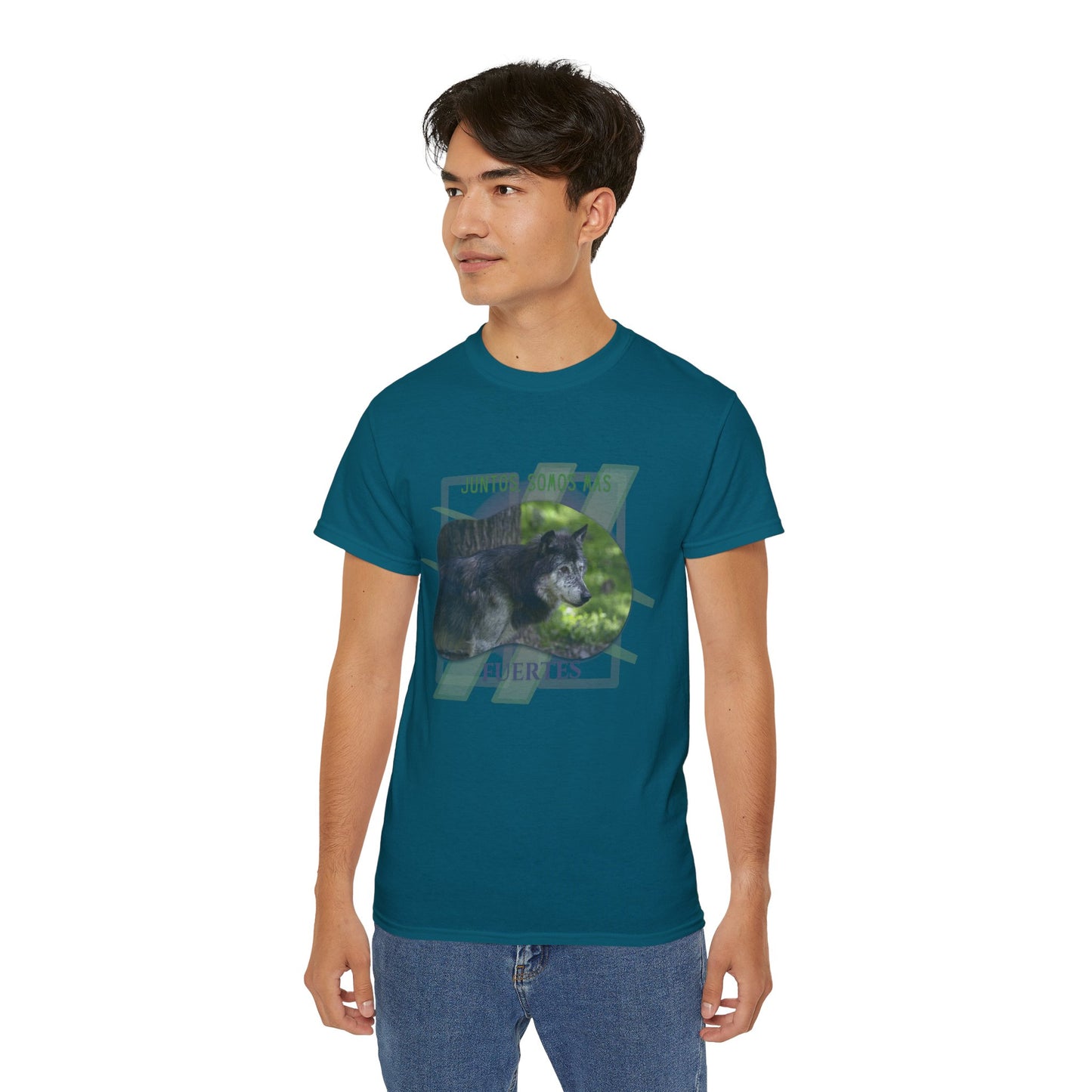 Cotton T-shirt with fox