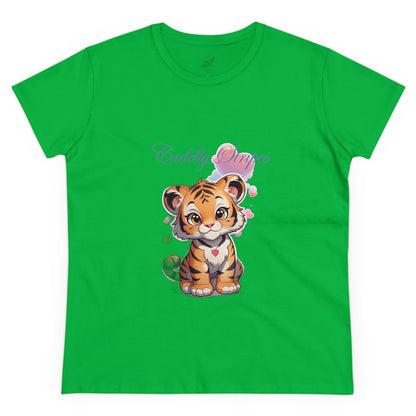 Women's Midweight Cotton Tee cub design