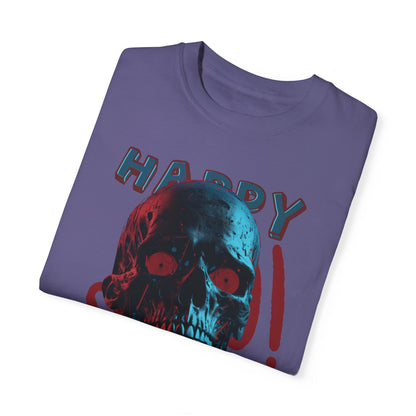 US Cotton Halloween T-shirt skull