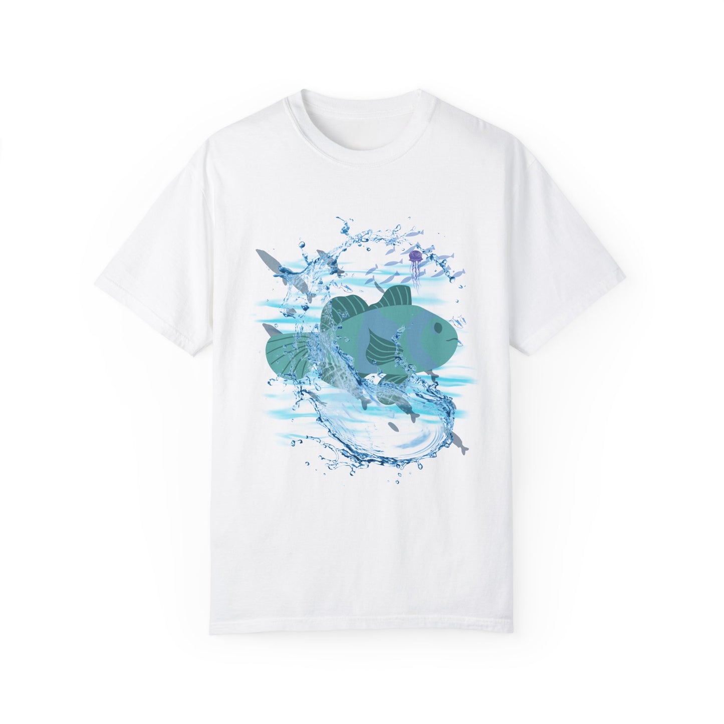 ARTISAN Cotton T-shirt waterfish