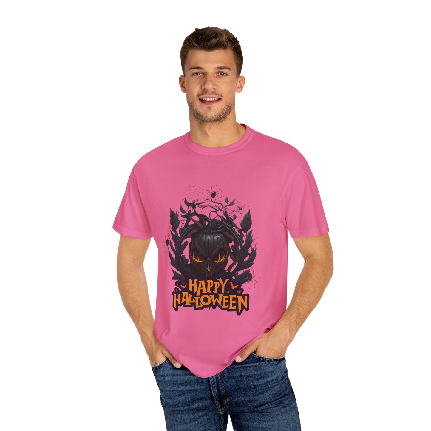 US Cotton Halloween T-shirt ghostly