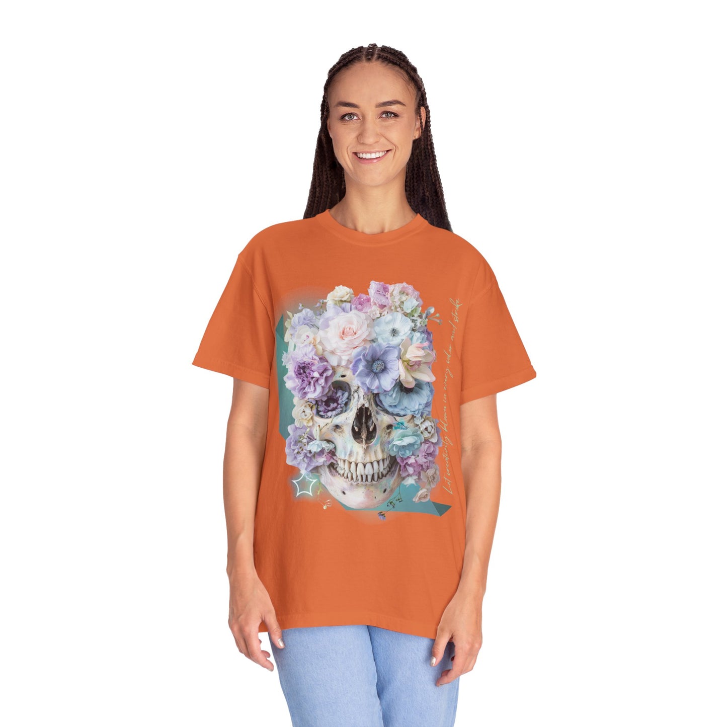 ARTISAN Cotton T-shirt flowers