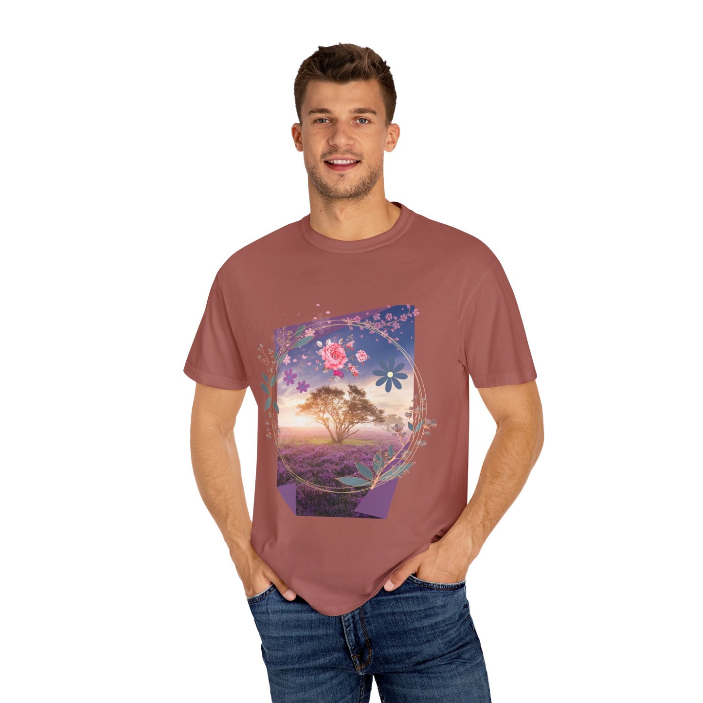 ARTISAN Cotton T-shirt sunrise