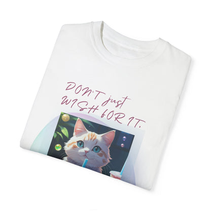 ARTISAN Cotton T-shirt cat design