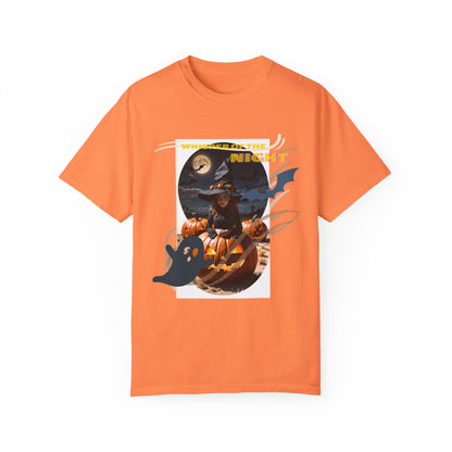 US Cotton T-shirt  jack-o'-lantern