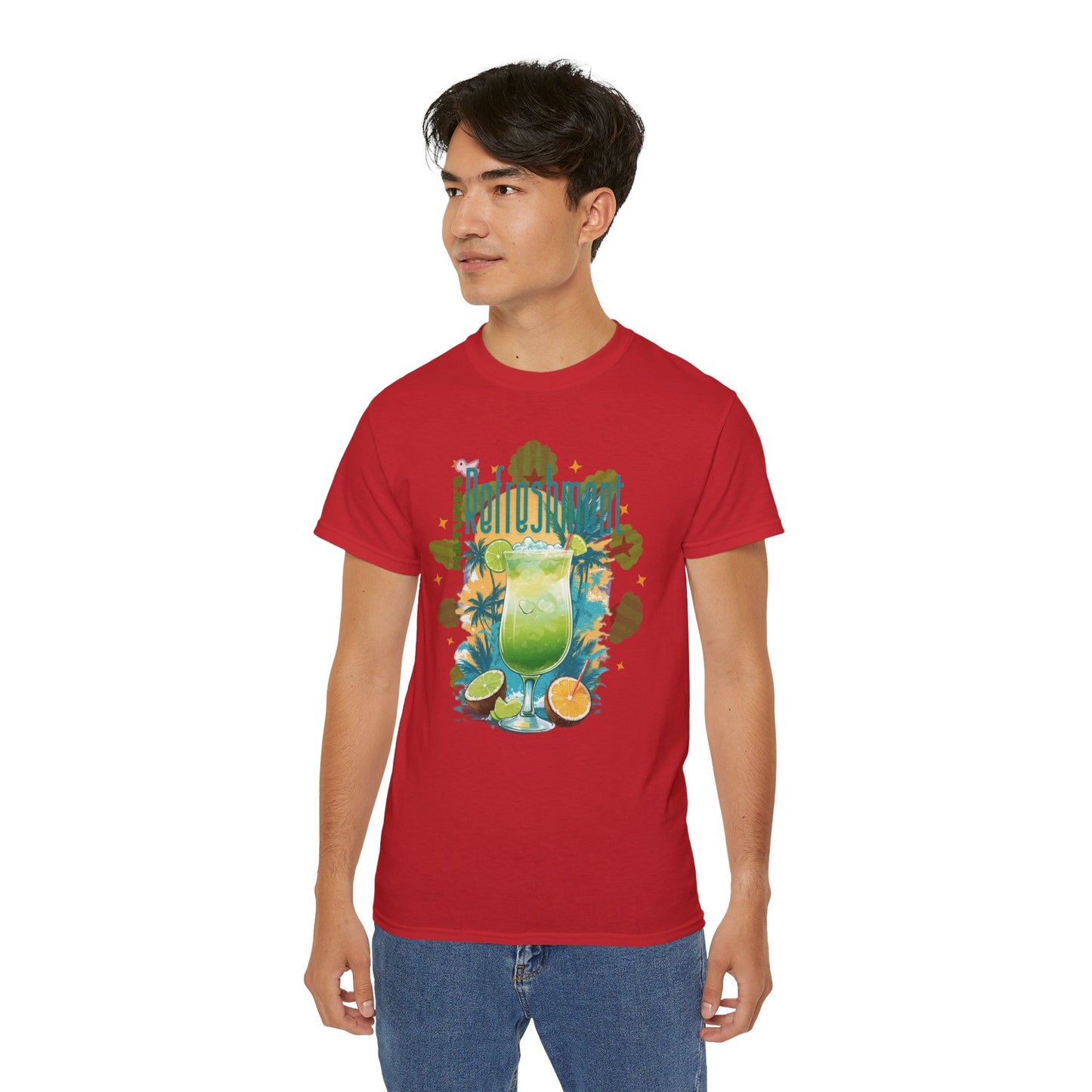 Cotton T-shirt refreshment