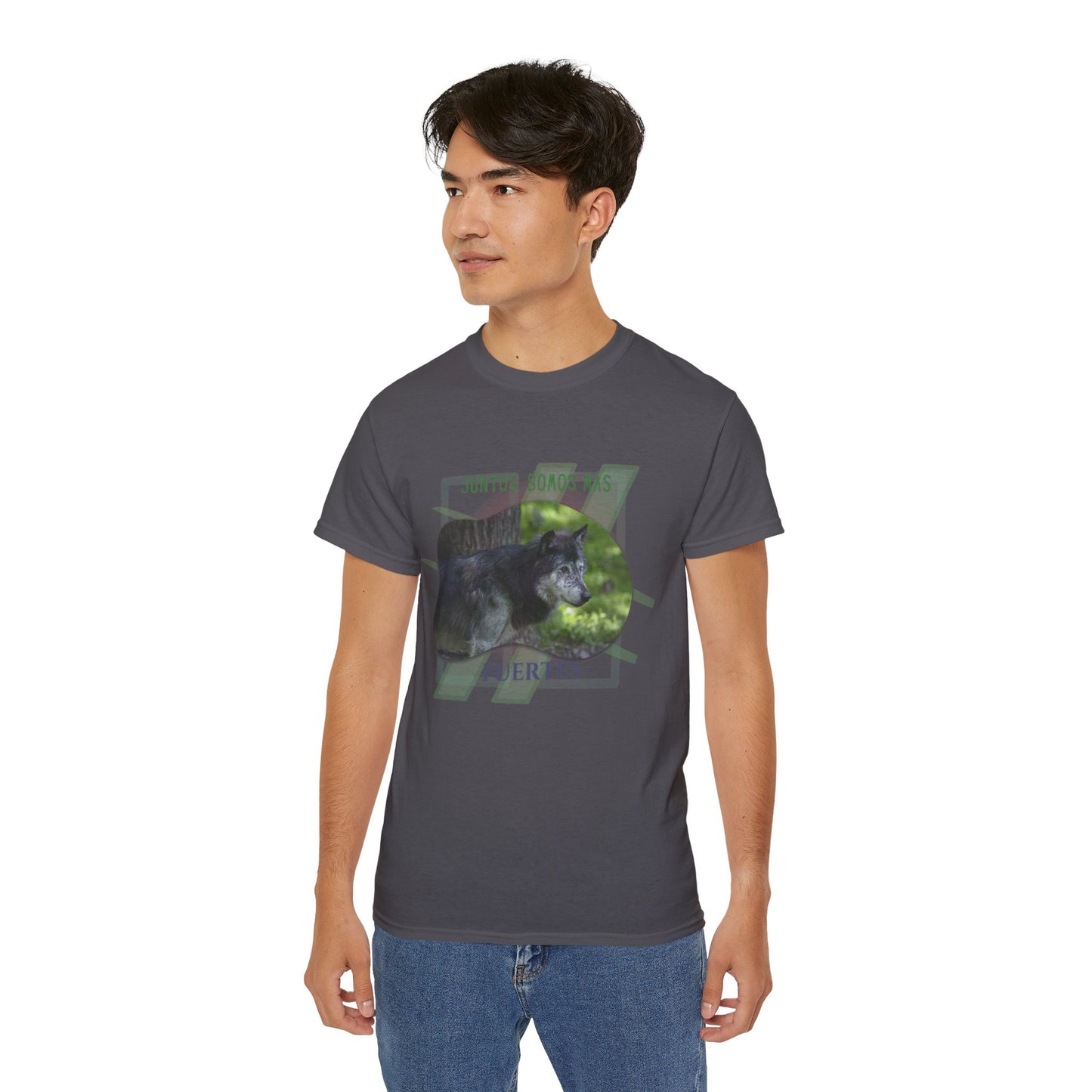 Cotton T-shirt with fox