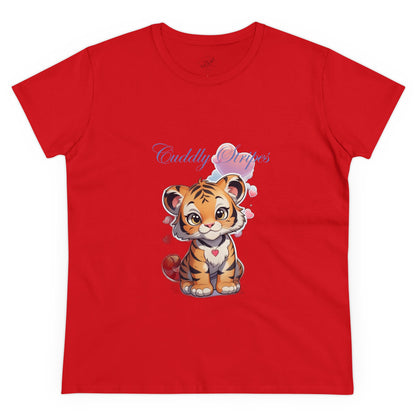 Women's Midweight Cotton Tee cub design