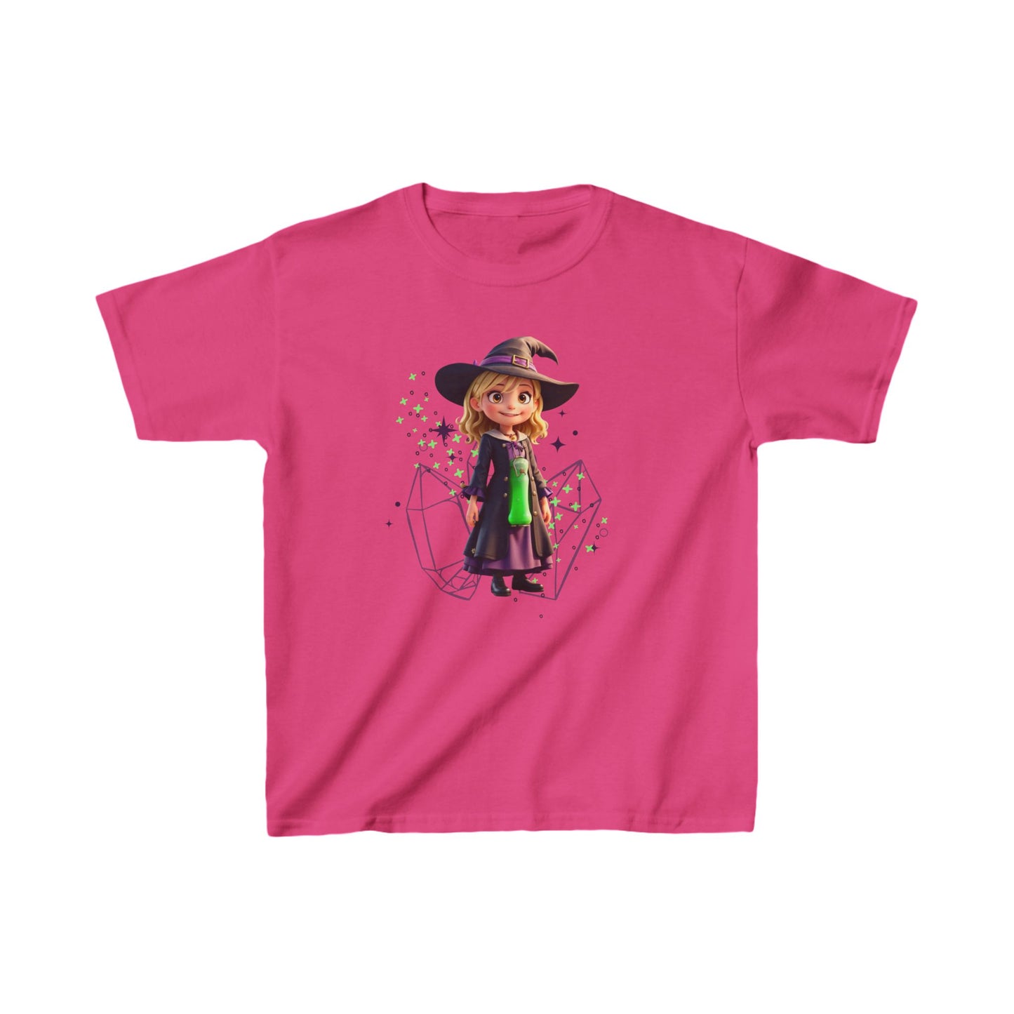 Kids Cotton T-Shirt witch