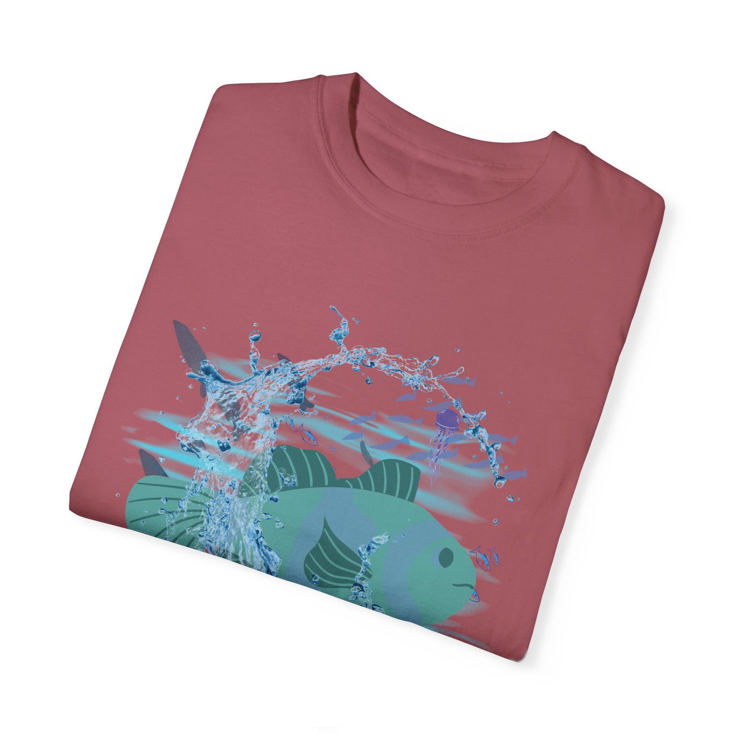 ARTISAN Cotton T-shirt waterfish