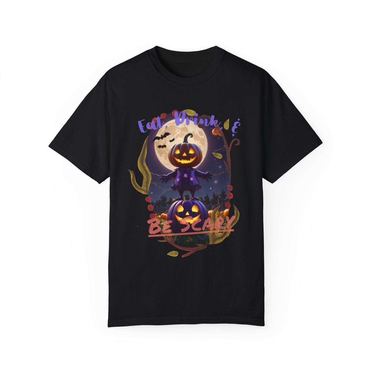 US Cotton Halloween T-shirt be scary