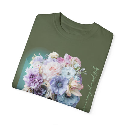 ARTISAN Cotton T-shirt flowers