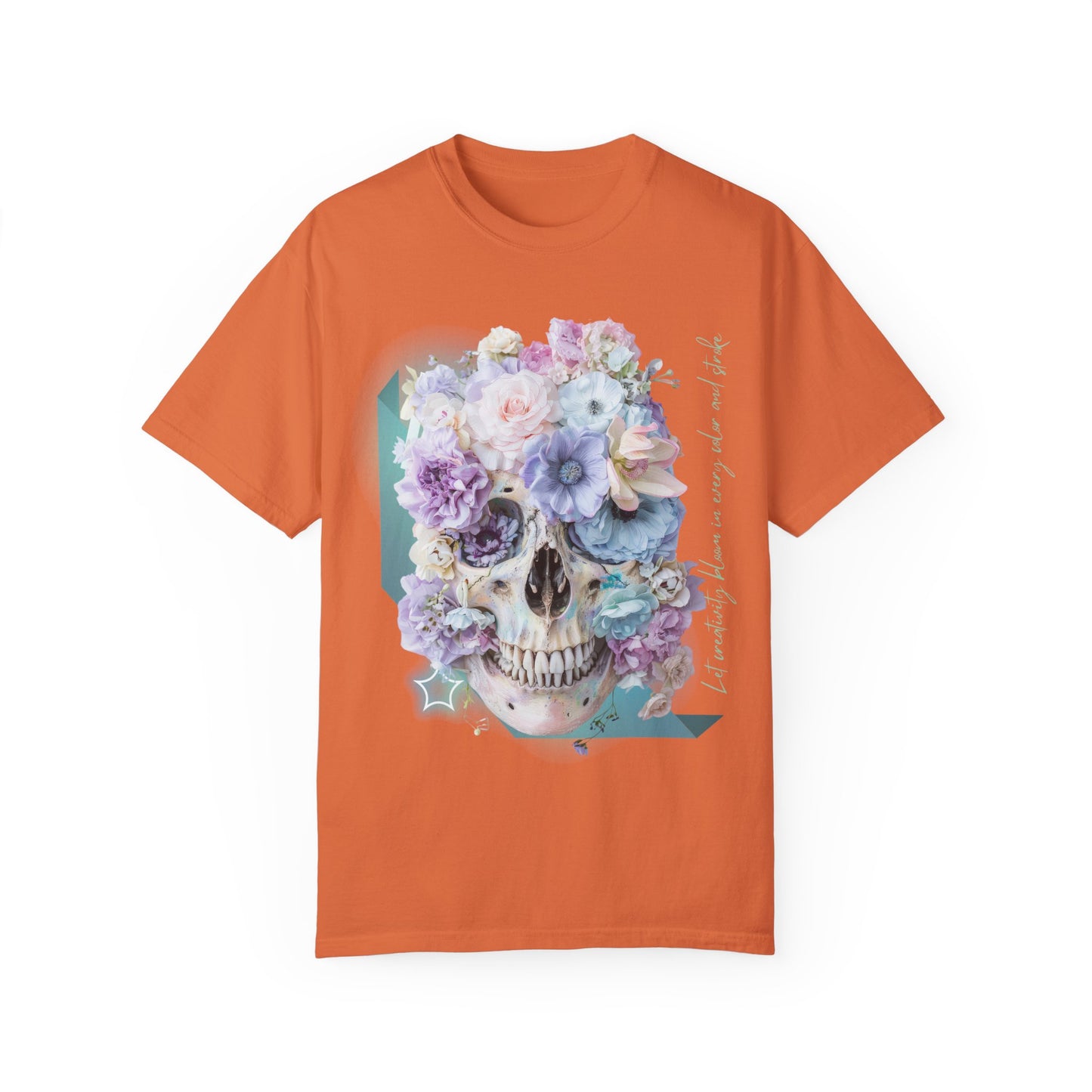 ARTISAN Cotton T-shirt flowers