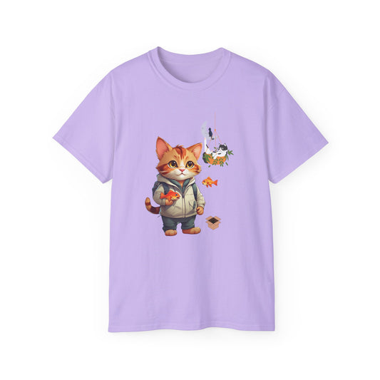 Women's Cotton T-shirt kitten