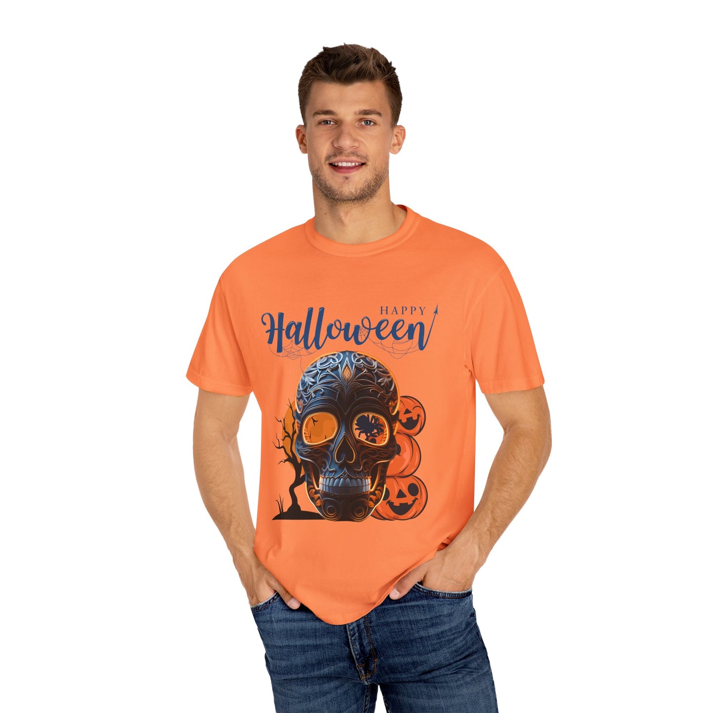 US Cotton Halloween T-shirt happy halloween